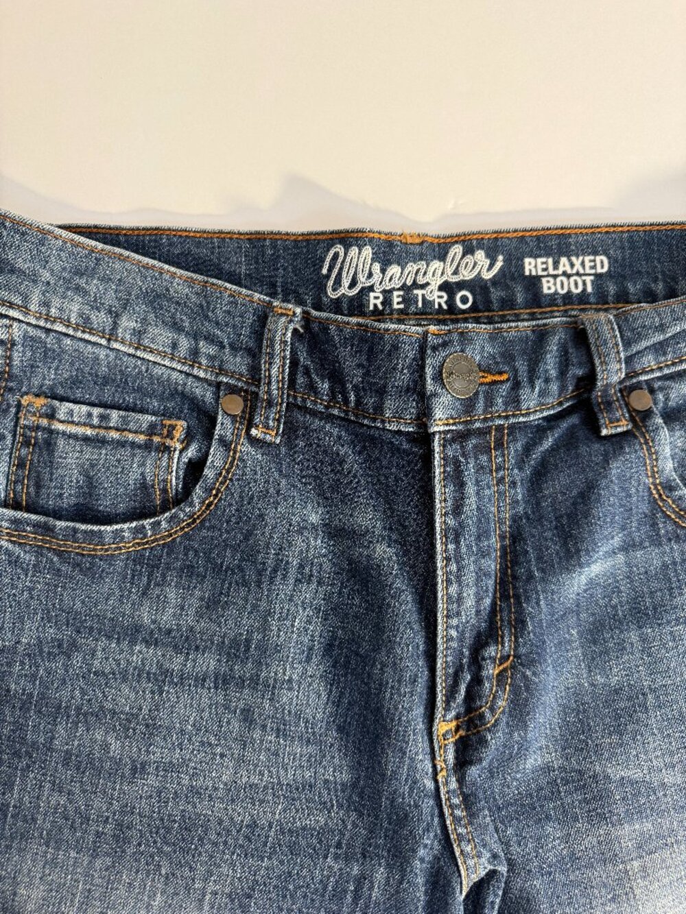 Wrangler Retro Relaxed Bootcut Mens Jeans 30x34 Jackson Hole Wash Denim Pants